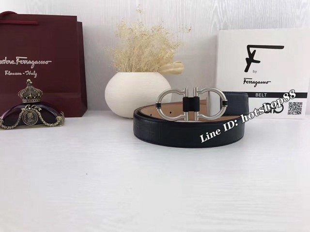 菲拉格慕專櫃款男士皮帶 Ferragamo雙面牛皮爆款腰帶  jjp2228